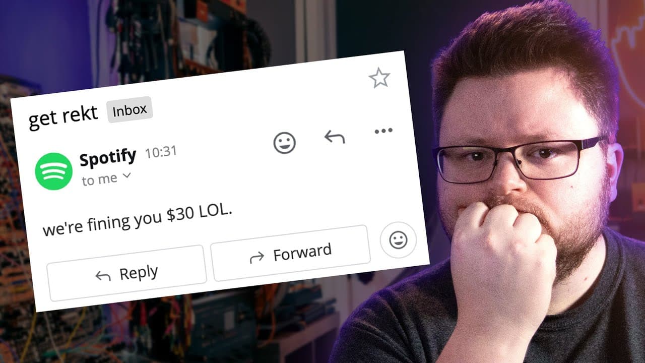 Spotify's Artificial Streaming Fines Are CRAZY YouTube thumbnail