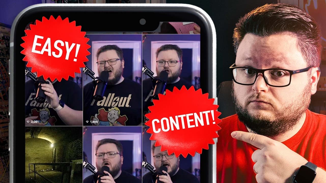 How Music Artists Can Make a Week of Content in 1 Hour YouTube thumbnail