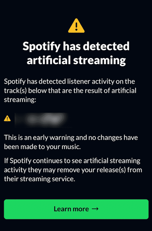 Spotify Removed Music For Artificial Streaming? article image