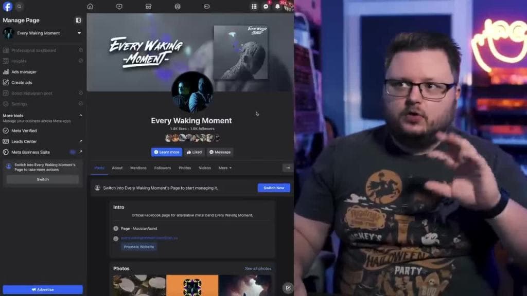 Meta Ads for Music Marketing, going from Facebook Page to Ads Manager