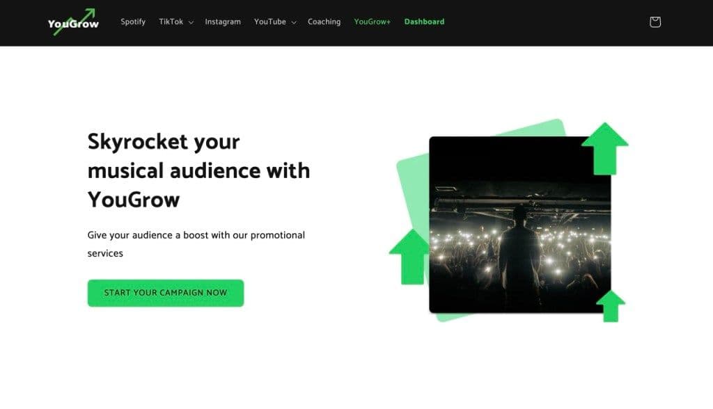 YouGrow Promo website