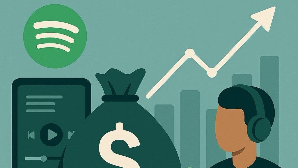 Spotify monthly listener growth