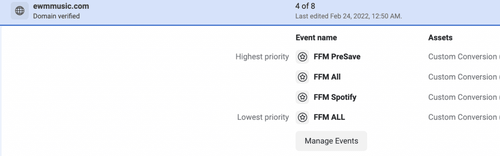 Aggregated events measurement pixel setup, adding events