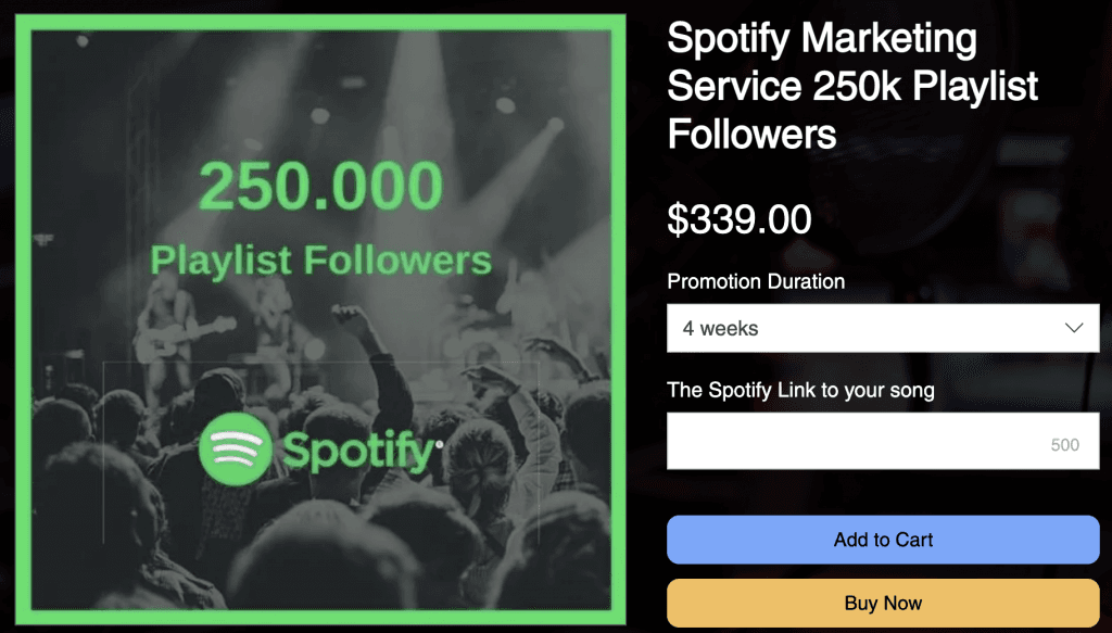 Moonstrive Media Spotify Playlist SEO campaign
