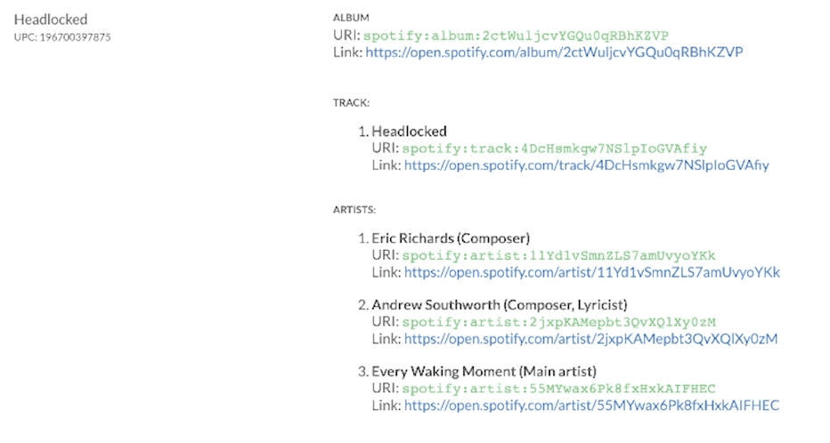 DistroKid Spotify URI Looker-Upper Tool