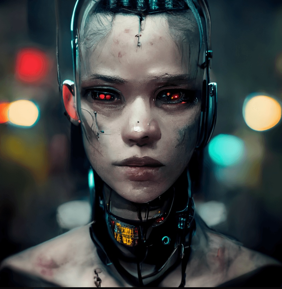 Prompt: cyberpunk robot humanoid, ultra realistic